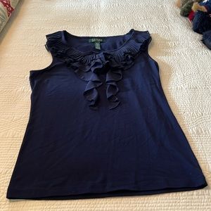 Ralph Lauren sleeveless top Navy Blue